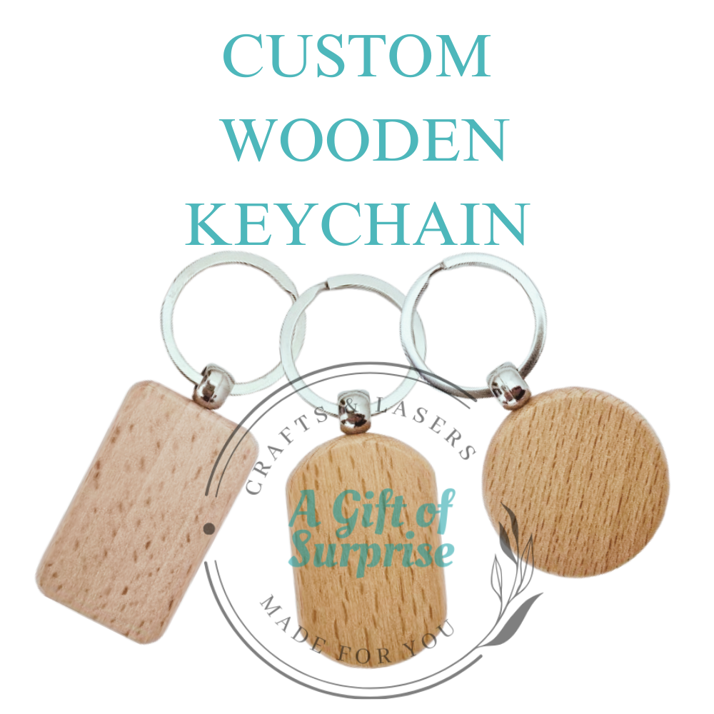 Custom Wooden Keychain