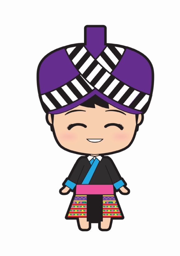 Chibi Ethnicity Pins