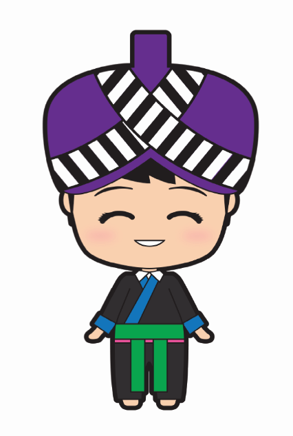 Chibi Ethnicity Pins